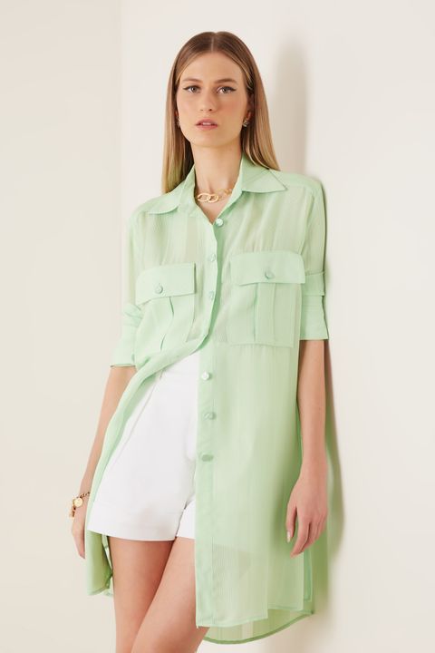 camisa com transparencia