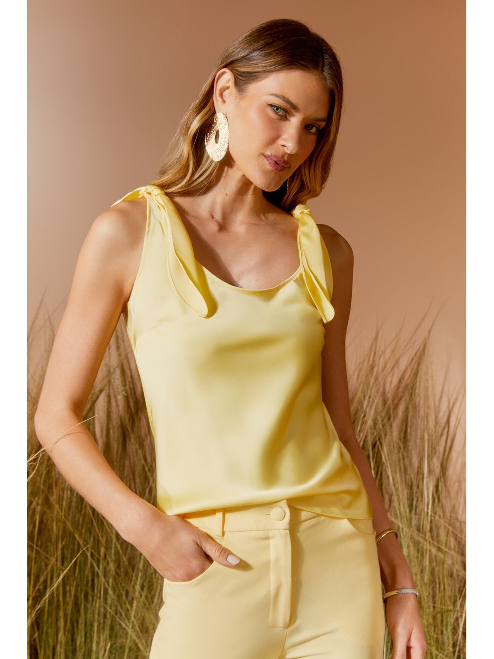Agilità — BLUSA ALÇA AMARRAÇÃO