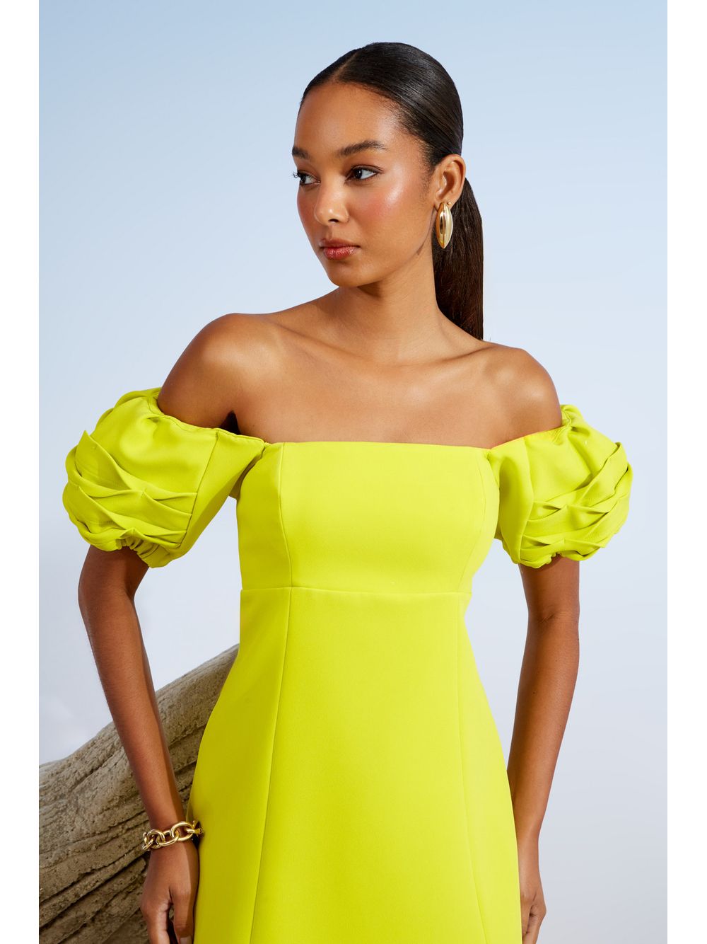 Agilità — VESTIDO CURTO MANGA FLOR