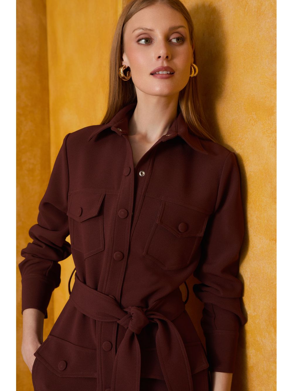Agilità — VESTIDO CURTO CHEMISE CREPE