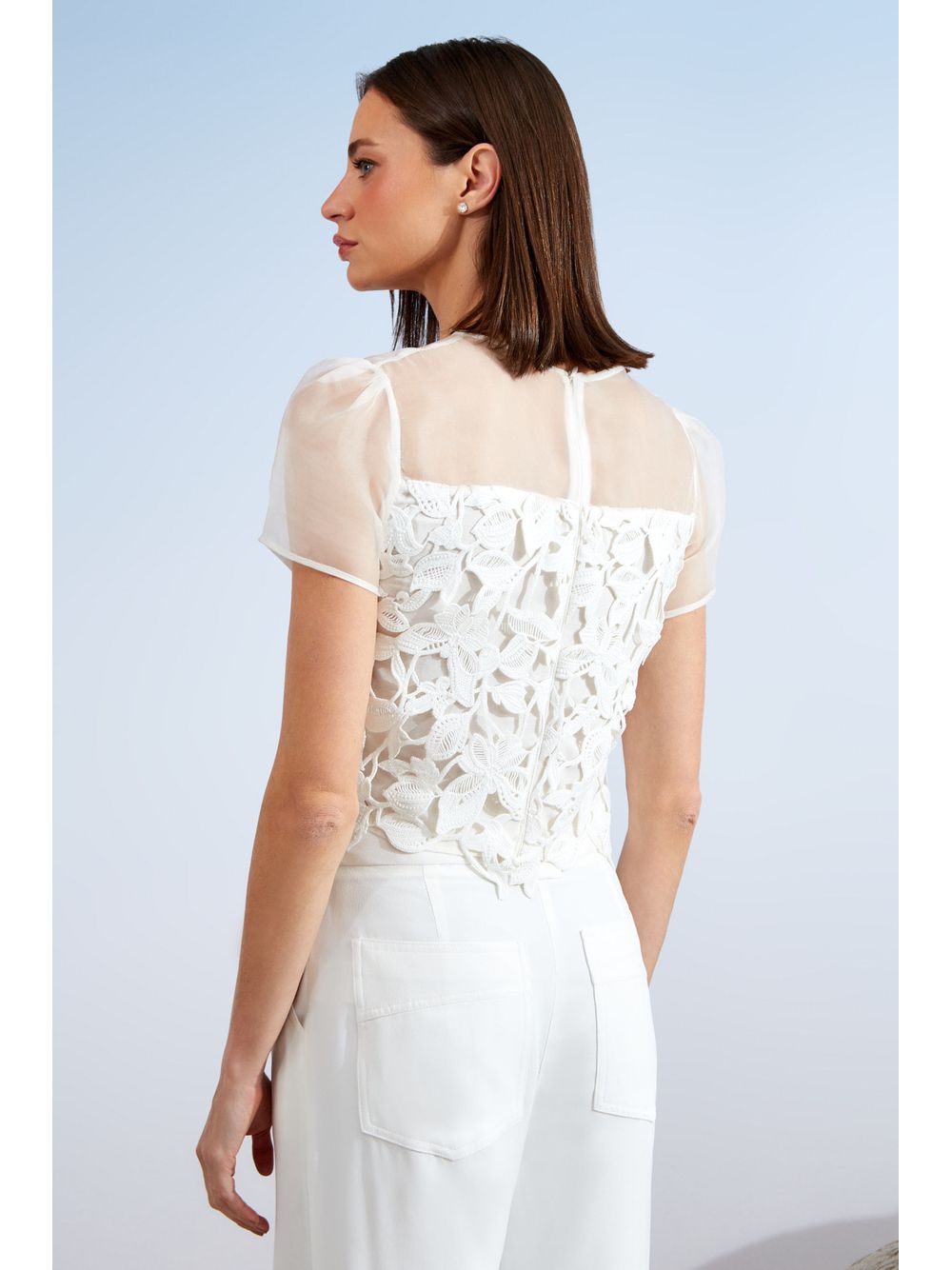Agilità — BLUSA SHELL GUIPURE BEL