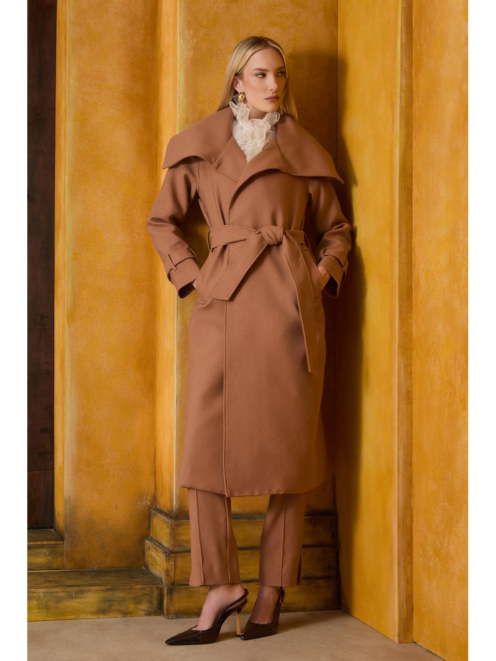 Agilità — CASACO TRENCH COAT FAIXA