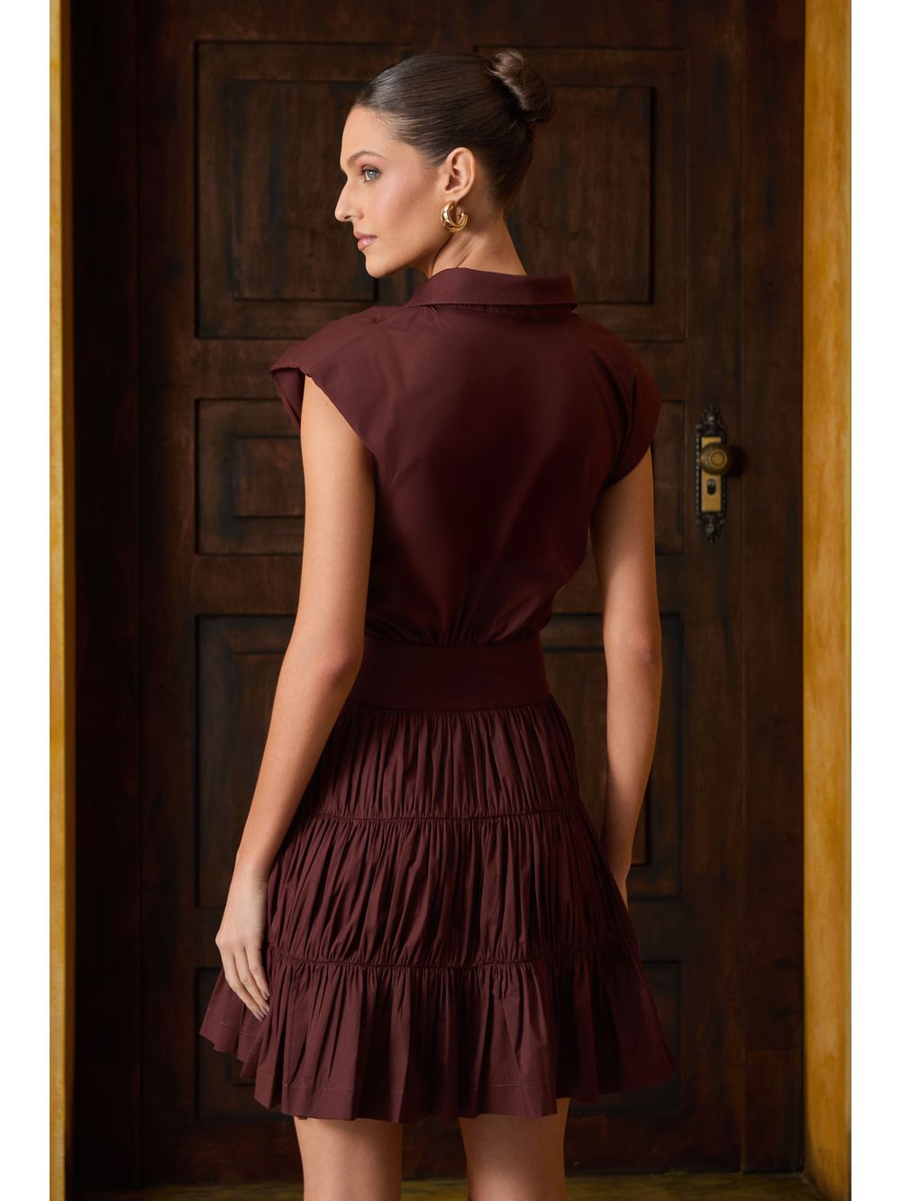 Agilità — VESTIDO CHEMISE CURTO AMARRAÇÃO