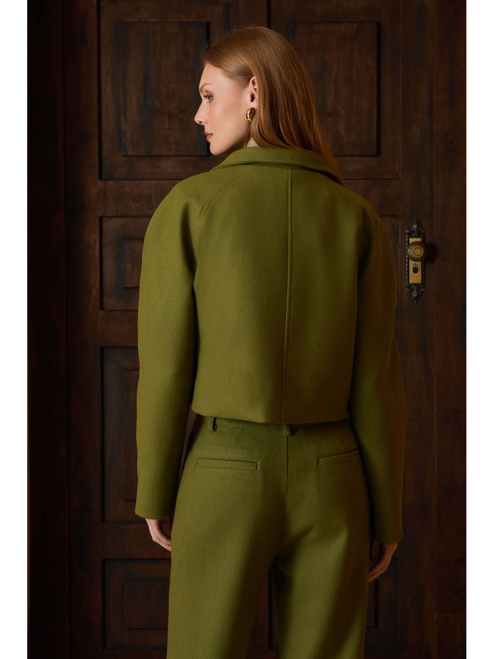 Agilità — CASACO CROPPED LÃ MESCLA