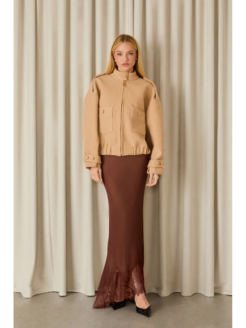 Agilità — VESTIDO MIDI CATARINA RENDA BARRA