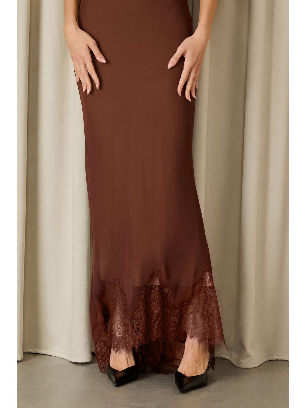 Agilità — VESTIDO MIDI CATARINA RENDA BARRA