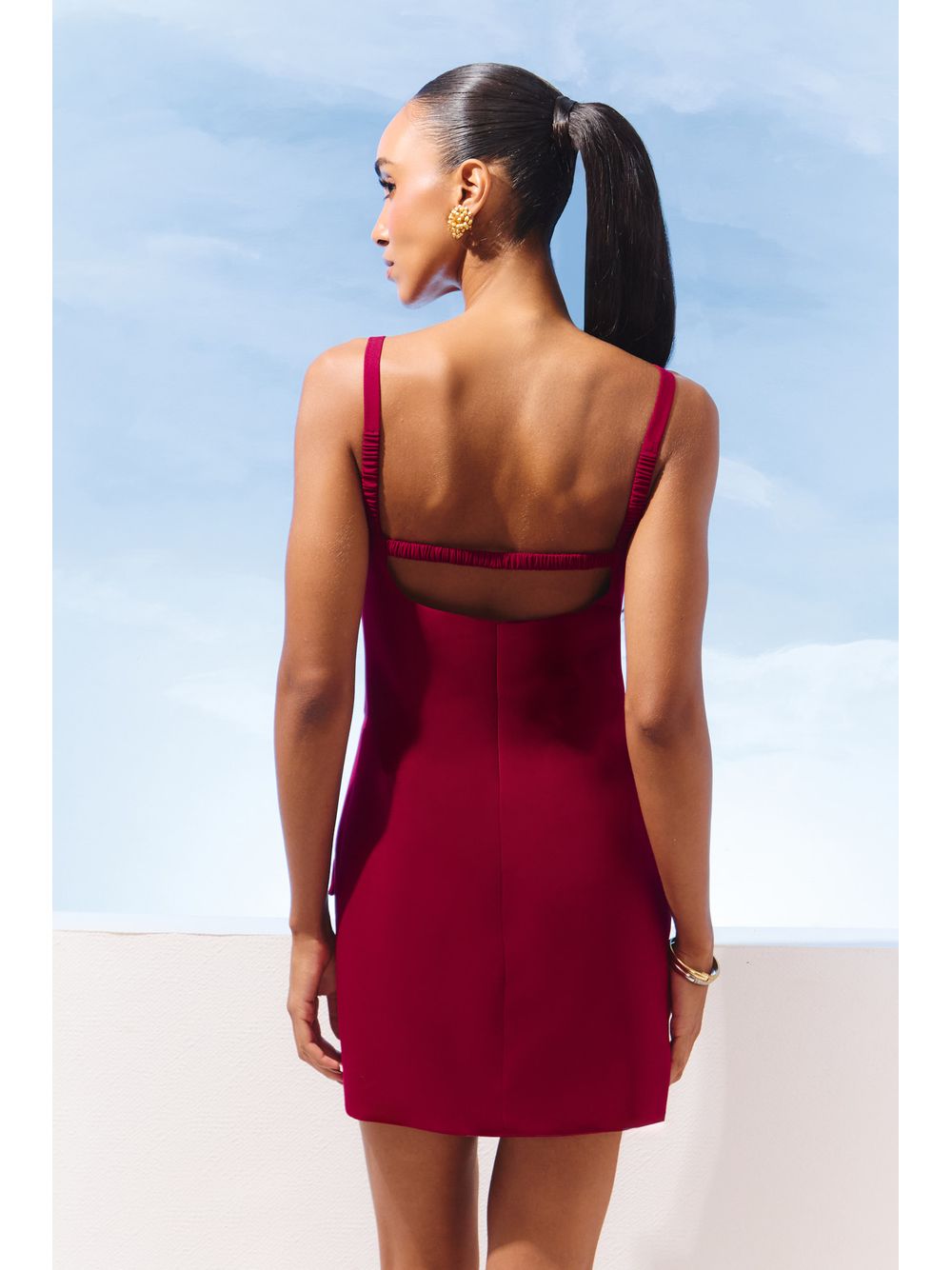 Agilità — VESTIDO CURTO BOLSOS LAPELA